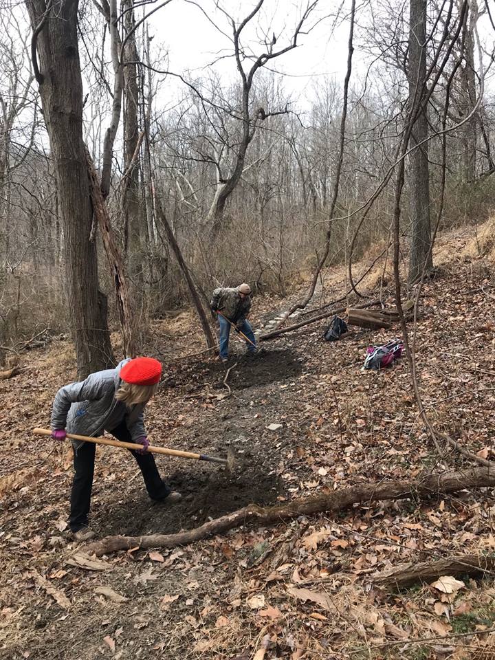 Volunteers enhance the preserve’s trail system through monthly trail workdays